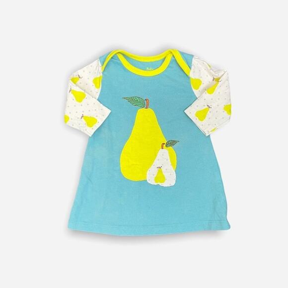 Mini Boden Girls Pear Dress 0-3 Months - Picture 1 of 7